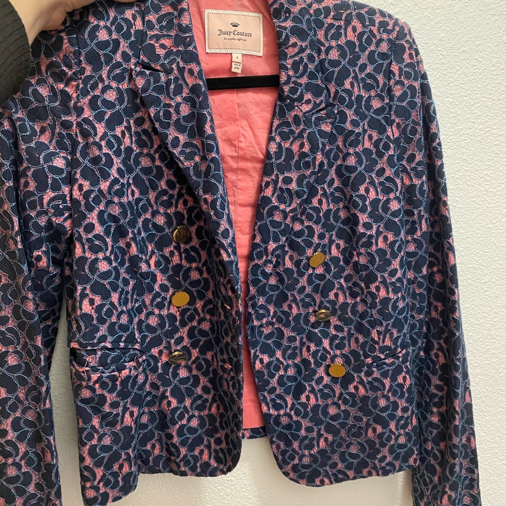 Juicy Couture Pink / Purple Blazer